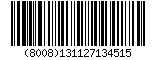 Barcode EAN-128 (GS1-128), encode production date and time 13-11-27 13:45:15