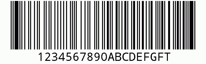 Code-93 free barcode generator with bar width reduction AI, EPS)