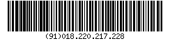 Barcode EAN-128, encode Your IP address